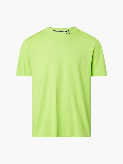 Calvin Klein Ruhák HU932899 | Calvin Klein CK ONE Organic Cotton Logo Férfi Póló Világos Zöld